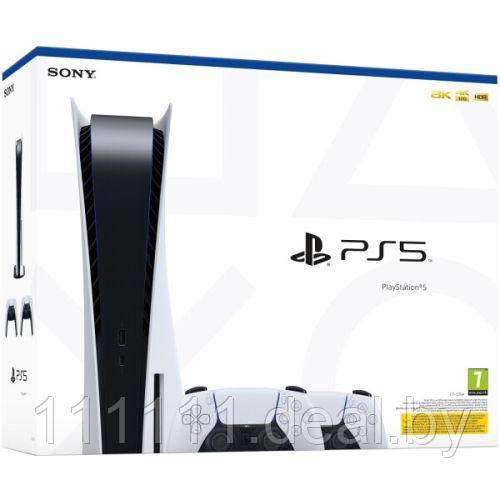 Игровая консоль Sony PlayStation ( 3-я новая ревизия ) + DualSense White - фото 1 - id-p207826608