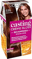 L'Oreal Paris Casting Creme Gloss 535 Шоколад Крем-краска без аммиака стойкая для окрашивания волос