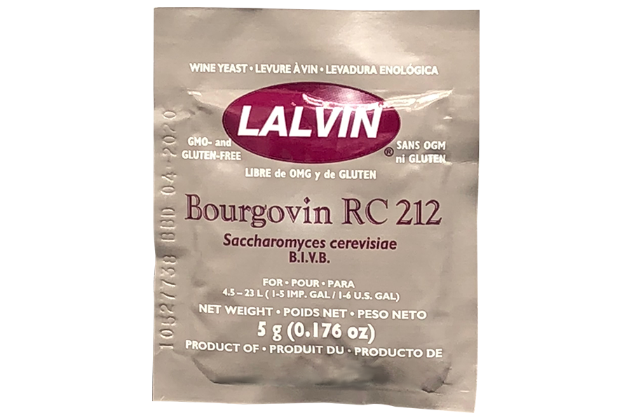Винные дрожжи Lalvin "Bourgovin RC212", 5 г - фото 1 - id-p207830325
