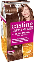 L'Oreal Paris Casting Creme Gloss 780 Ореховый Мокко Крем-краска без аммиака стойкая для окрашивания волос