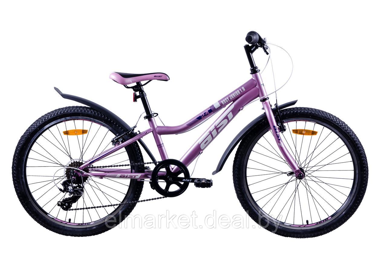 Велосипед AIST Rosy Junior 1.0/24// сиреневый/2022 - фото 1 - id-p207826703