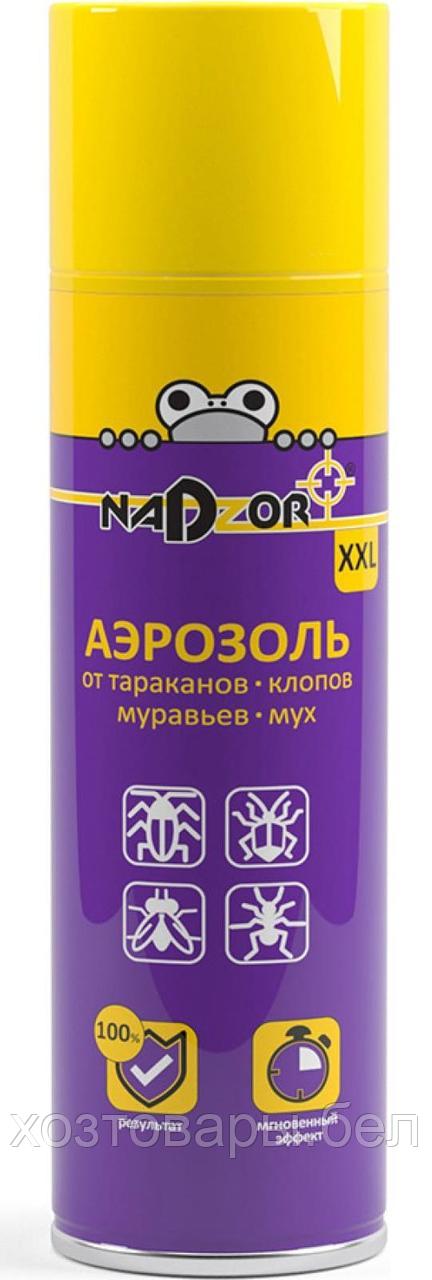 Дихлофос (Аэрозоль) 440мл от всех насекомых (клопы, тараканы, мухи, комары)  XXL Nadzor