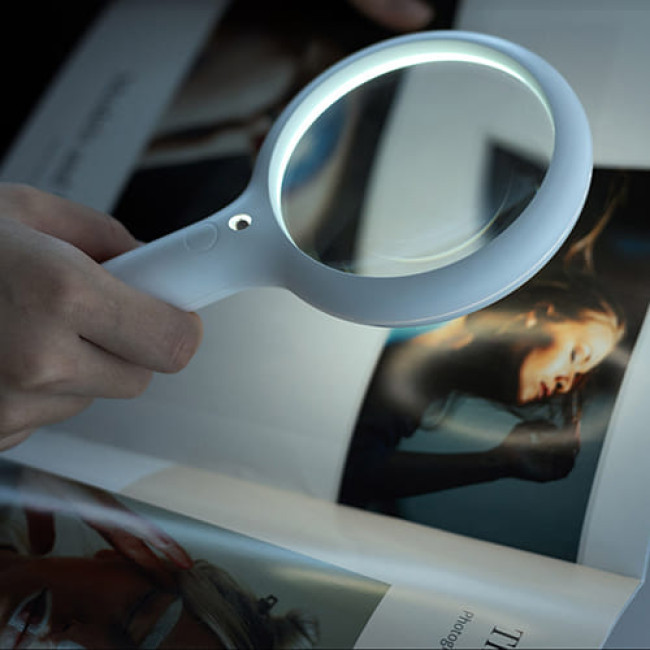 Увеличительное стекло Xiaoda Magnifier XD-FDJ01 Белое - фото 2 - id-p207424836