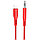 Аудио-кабель AUX c Lightning на 3.5mm Hoco UPA18 Красный, фото 3