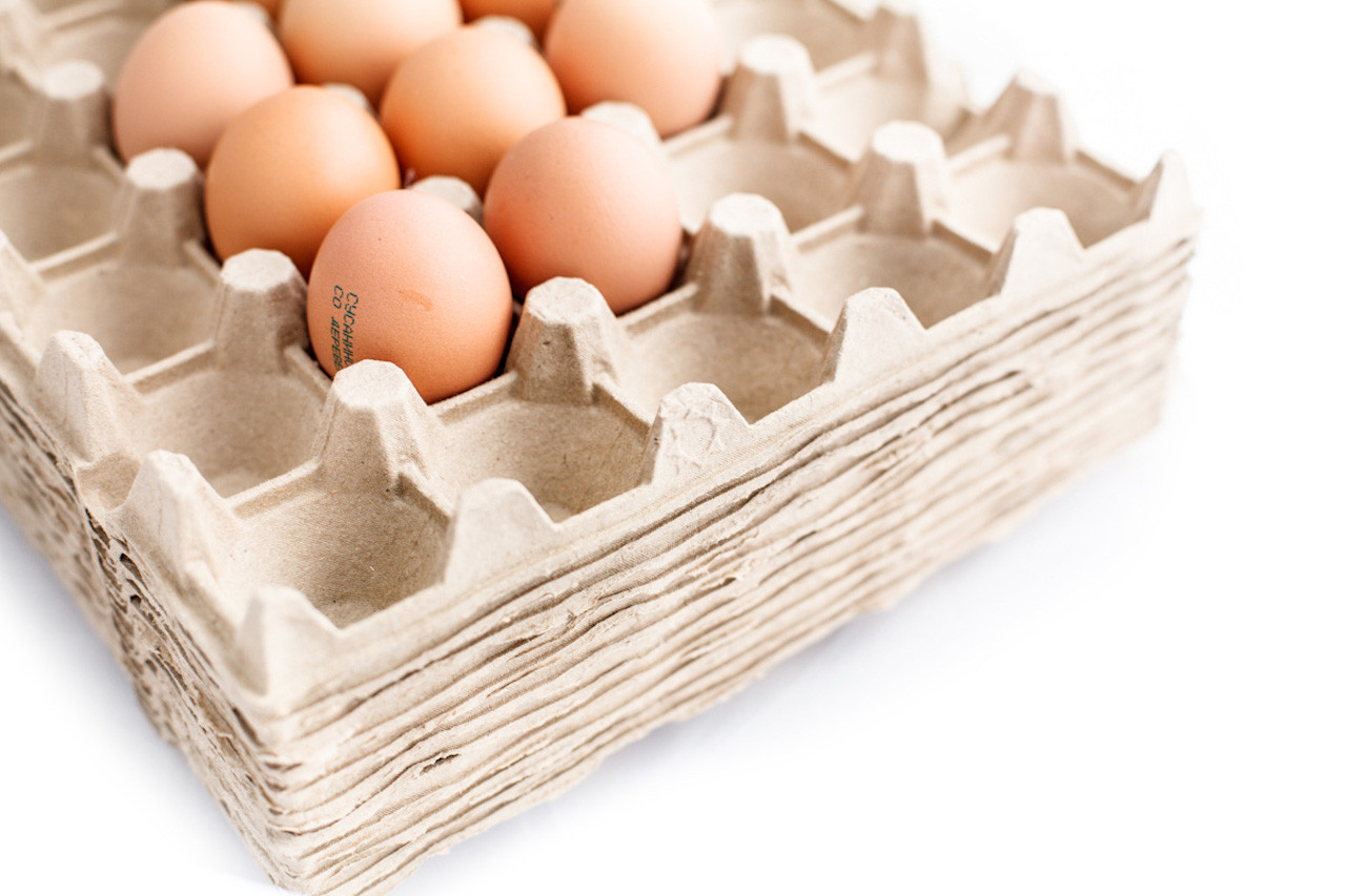 Прокладка бугорчатая для яиц 30 шт Mini - фото 1 - id-p104296345