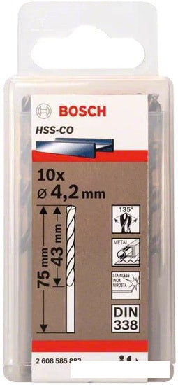 Набор оснастки Bosch 2608585882 (10 предметов)