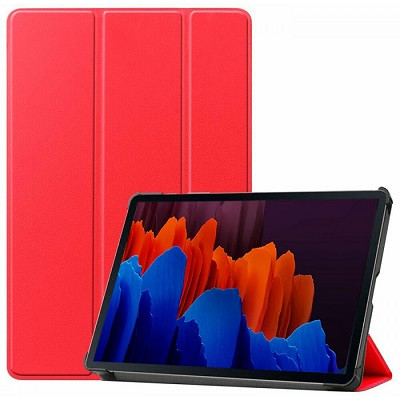 Полиуретановый чехол Nova Case красный для Samsung Galaxy Tab S7 FE - фото 1 - id-p207847610
