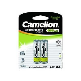 Camelion AA- 600mAh Ni-Cd BL-2 (NC-AA600BP2, аккумулятор,1.2В) - фото 1 - id-p207847919