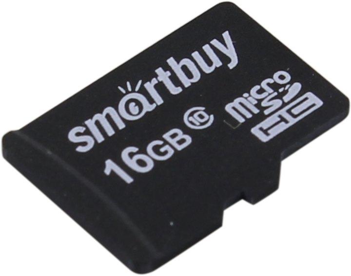 Карта памяти SmartBuy SB16GBSDCL10-00LE microSDHC 16Gb Class10 - фото 1 - id-p207847770