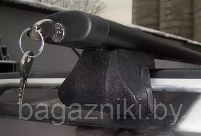 Багажник на крышу AlVI STYLE ALFA крыло черное на рейлинги - фото 4 - id-p207848075