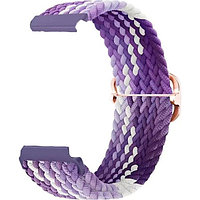 Нейлоновый плетеный ремешок Rumi Wick (20 мм) Фиолетовый микс
