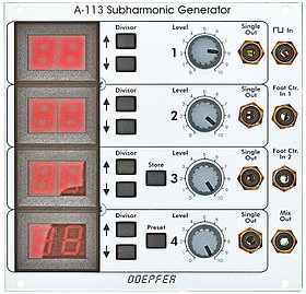 Модуль Doepfer A-113 Subharmonic Generator