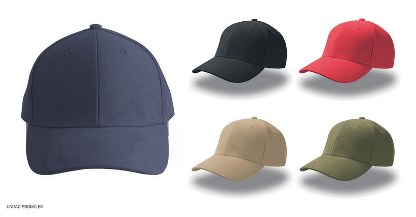 Бейсболка Atlantis PILOT, 6 клиньев, металлическая застежка, фото 2