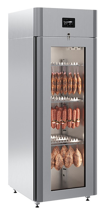 Шкаф холодильный POLAIR CS107 Salami стеклянная дверь - фото 1 - id-p165563389
