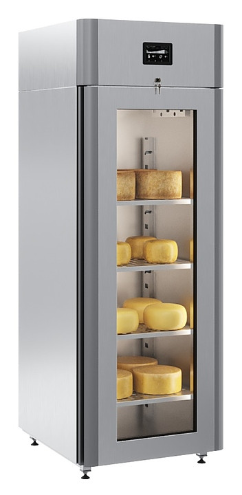 Шкаф холодильный POLAIR CS107 Cheese стеклянная дверь - фото 1 - id-p207881049