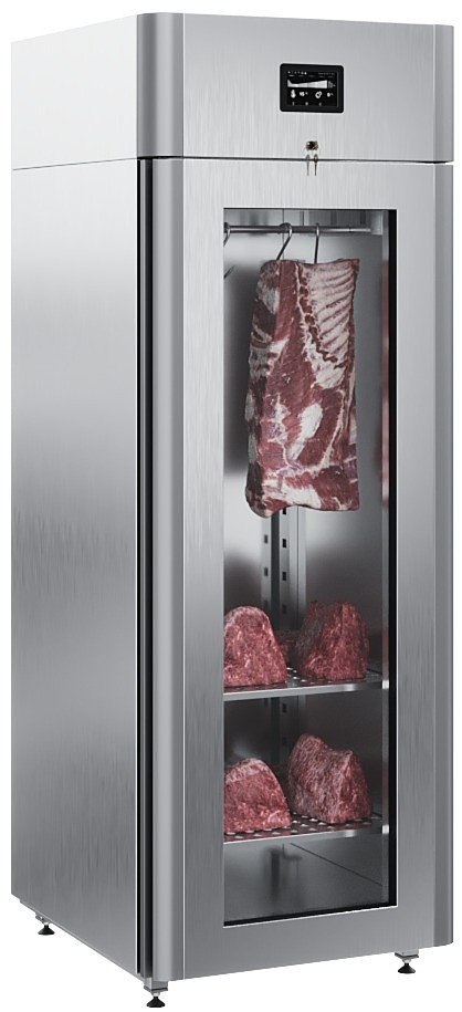 Шкаф холодильный POLAIR CS107-Meat стеклянная дверь, тип 1 - фото 1 - id-p207881056
