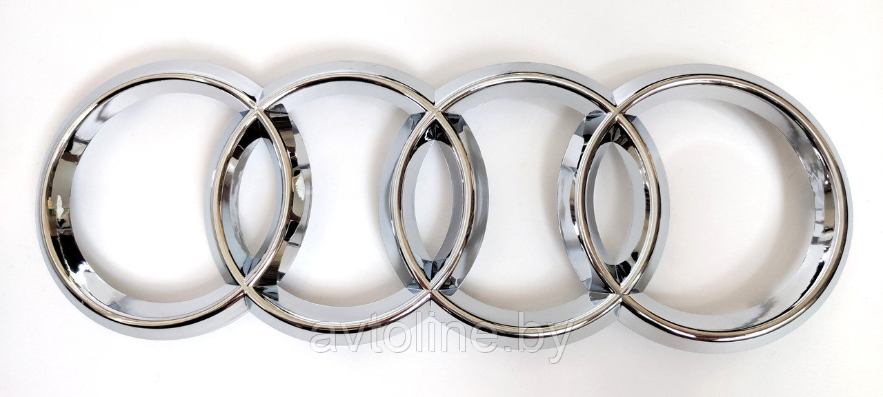 Эмблема AUDI 270мм (10 фиксаторов) EMB-AUDI27 - фото 1 - id-p207634965