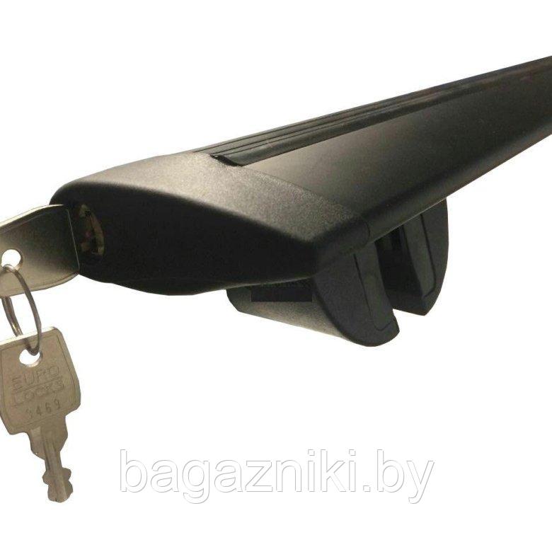 Багажник на крышу AlviStyle FUTURA c поперечинами Aero-Alfa Black с замком - фото 1 - id-p207885948