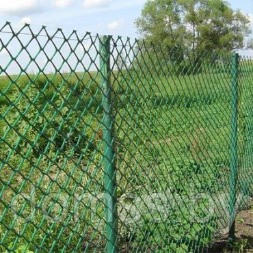 Столбики заборные малые металлические в полимере высота 1,5м, d-15мм (комплект 5шт) (Зеленый) - фото 5 - id-p207889050
