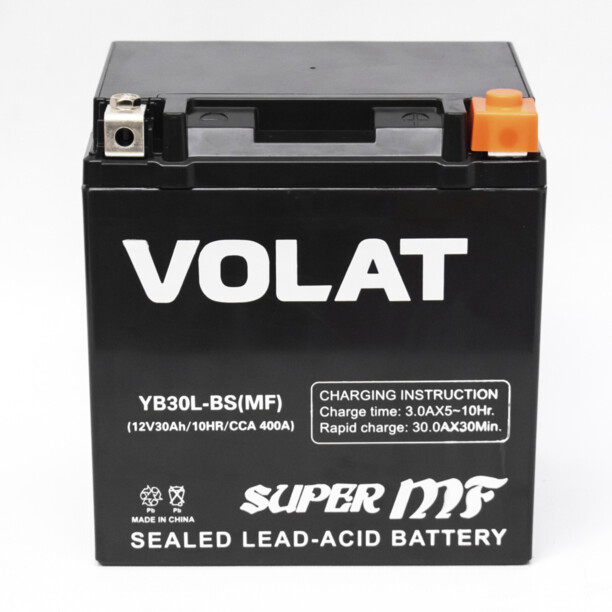 Аккумулятор VOLAT (30 Ah) 400 A, 12 V Обратная, R+ YB30L-BS YB30L-BS (MF) - фото 1 - id-p207888867