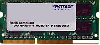 Оперативная память Patriot Signature 4GB DDR3 SO-DIMM PC3-10600 (PSD34G13332S)