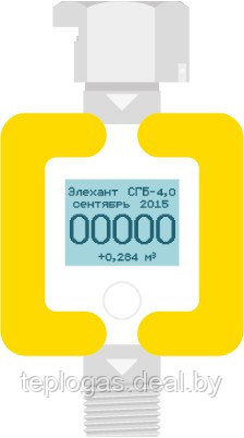 Счетчик газа Элехант СГБ-1.8