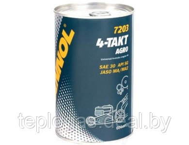 Масло моторное Mannol 4-TAKT Agro 1 литр SAE 30/7203 - фото 1 - id-p207901662