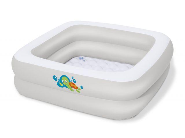 Надувной детский бассейн Scrub-a-Dub Babu Tub, 86x86х25 см, BESTWAY (от 0 до 3 лет) - фото 1 - id-p207903257