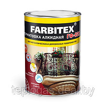 Грунт ГФ-021 "Farbitex" серый 0,8 кг