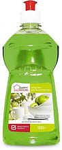 Средство для мытья посуды Happy House зелен. яблоко 500г/5602