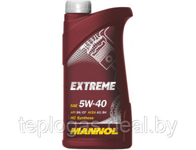 Масло моторное Mannol Extreme Ester 5W40 1 литр - фото 1 - id-p207901074