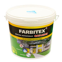 Краска акриловая "Farbitex" фасадная 6 кг/ф1868000