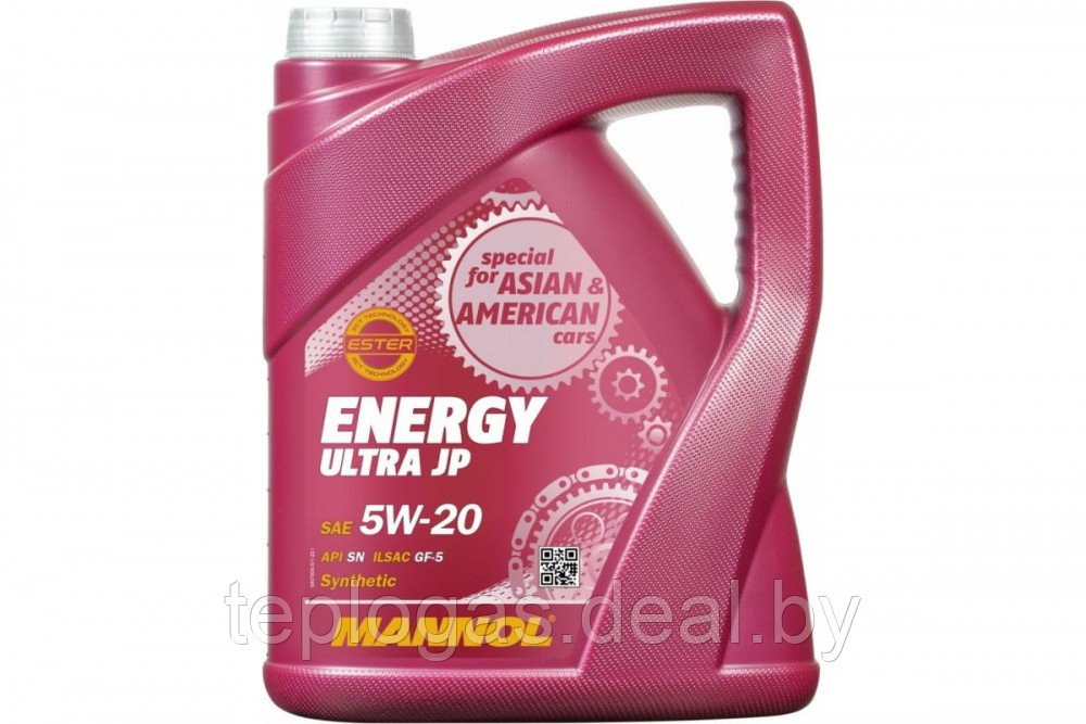 Масло моторное Mannol Energy Ultra 5w20 4 литр/7906 - фото 1 - id-p207902187