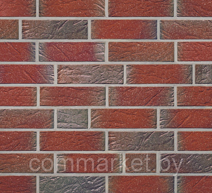 Кирпич клинкерный Greetsiel friesisch-bunt, genarbt/besandet
