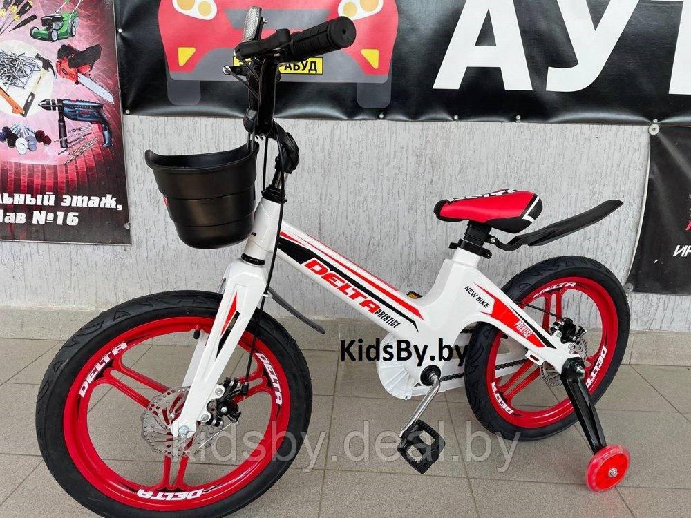 Детский велосипед Delta Prestige Maxx D 20 2022 (белый, литые диски) магниевая рама, вилка и колеса - фото 2 - id-p177905756