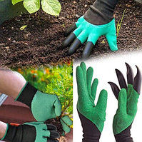 Перчатки для сада с когтями Garden Genie Gloves