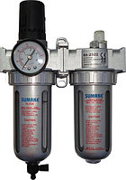 Фильтр воздушный с регулятором и маслораспылителем 1/4" SUMAKE SA-2322