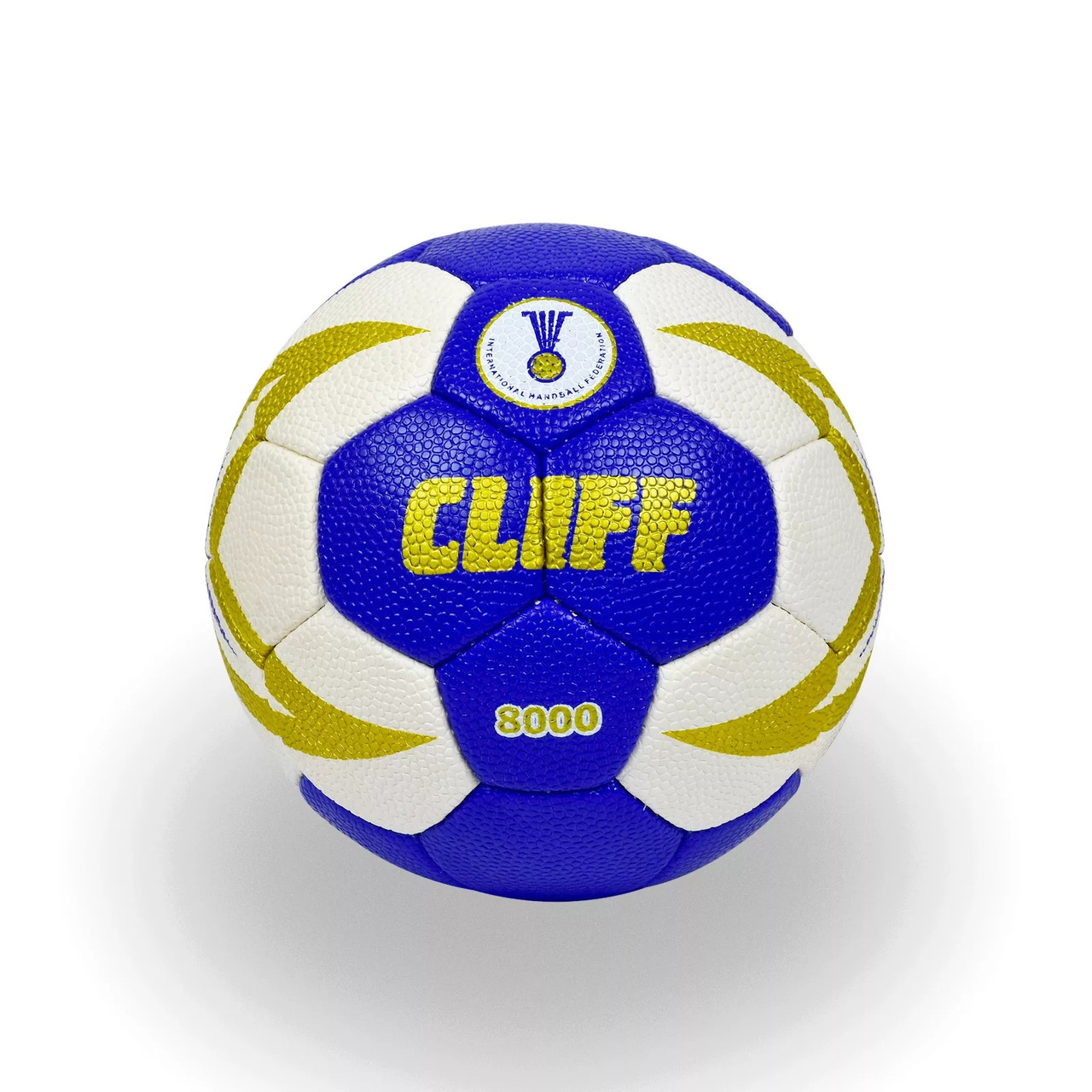 Мяч гандбольный CLIFF N2 (бело-синий) CF-1183 - фото 1 - id-p185082027