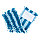 Сменная накладка из синели для плоской швабры ВОТ!  HD1011A-R-636C/313C, фото 3