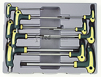 Набор ключей торкс Т10Н-Т55Н 10 пр. с отверстием Force 51010T