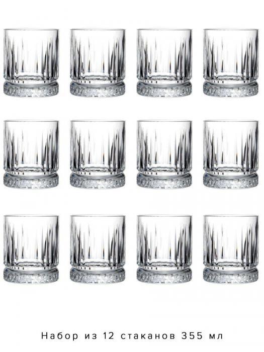 Cтаканы для сока виски коктейлей воды коньяка стеклянные бокалы набор 12 штук - фото 5 - id-p207940029