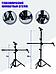 Стойка для микрофона напольная подставка штатив микрофонный 2 держателя журавль, фото 5
