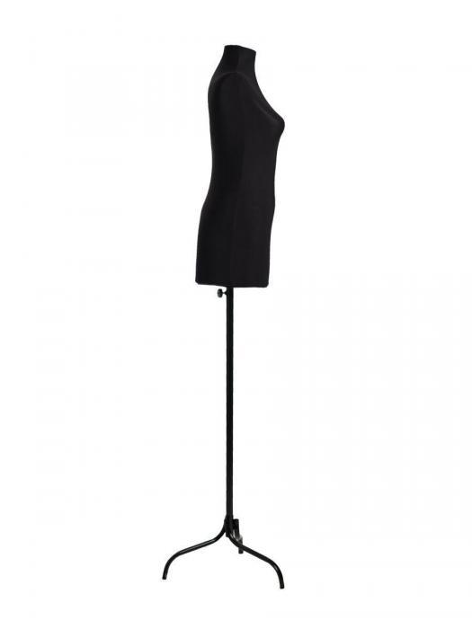 Манекен портновский женский для одежды XS 40-42 торс для шитья черный - фото 6 - id-p207940057