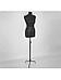 Манекен портновский женский для одежды M 44-46 торс для шитья черный, фото 6