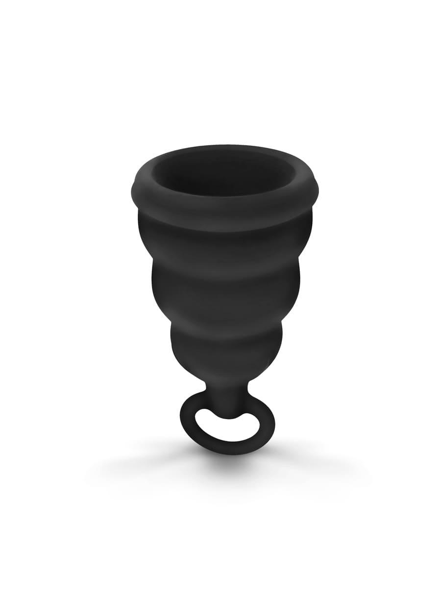 Gvibe Gcup Black силиконовая менструальная чаша с защитой от протечек, 10 мл - фото 1 - id-p207942723