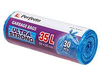 Пакеты для мусора, Ultra strong, 35 л, 30 шт., PERFECTO LINEA