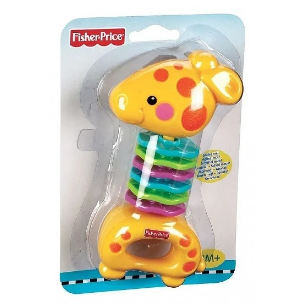 Погремушка Fisher-Price Mattel Toys Жираф (на блистере) 3+ - фото 1 - id-p207941407