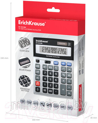 Калькулятор Erich Krause DC-5516М / ЕК45516 - фото 5 - id-p207948673