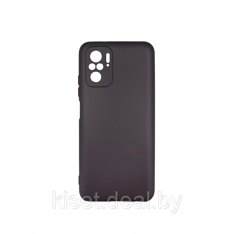 Силиконовый чехол KST SC для Xiaomi Redmi Note 10 / 10S черный матовый - фото 1 - id-p207945508