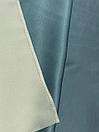 Ткань портьерная для штор блэкаут  гладкий изумрудного цвета, защита от света 90%. Двухсторонняя. Ширина 300, фото 2